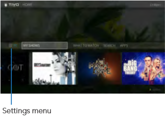 Understanding the TiVo settings menu and Smart Bar – Summit Broadband ...